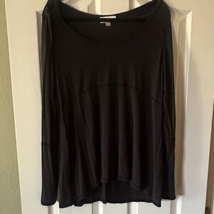 167 Knox Rose Charcoal Long Sleeve Top XL